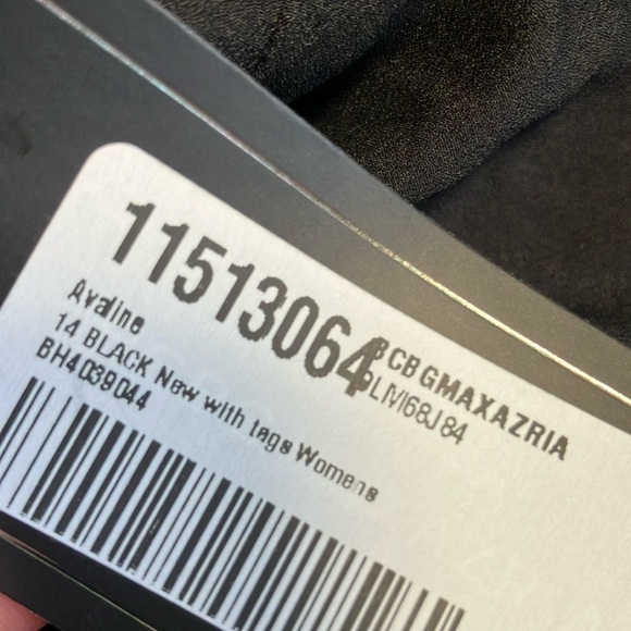 NWT BCBGMAXAZRIA Avaline Elegant Black Lace Evening Dress - Picture 6 of 13